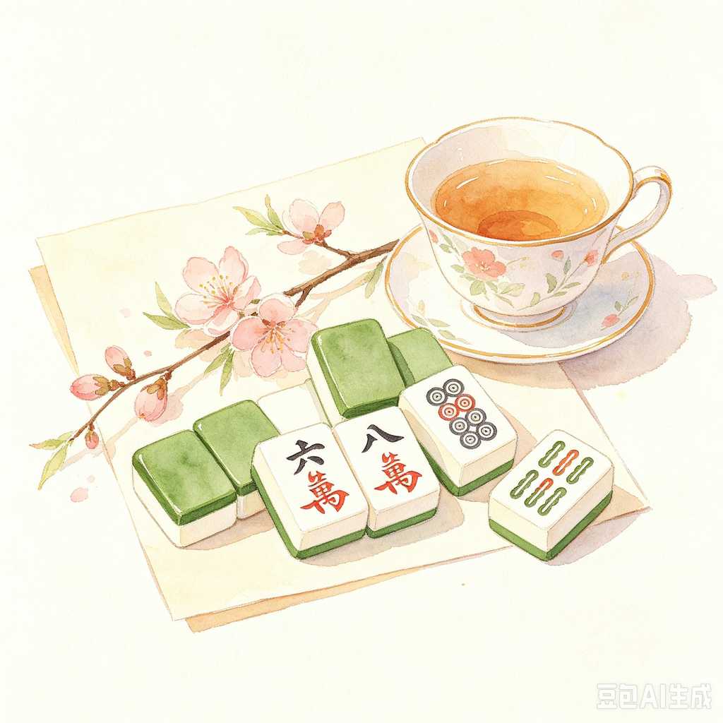 latest style mahjong tiles