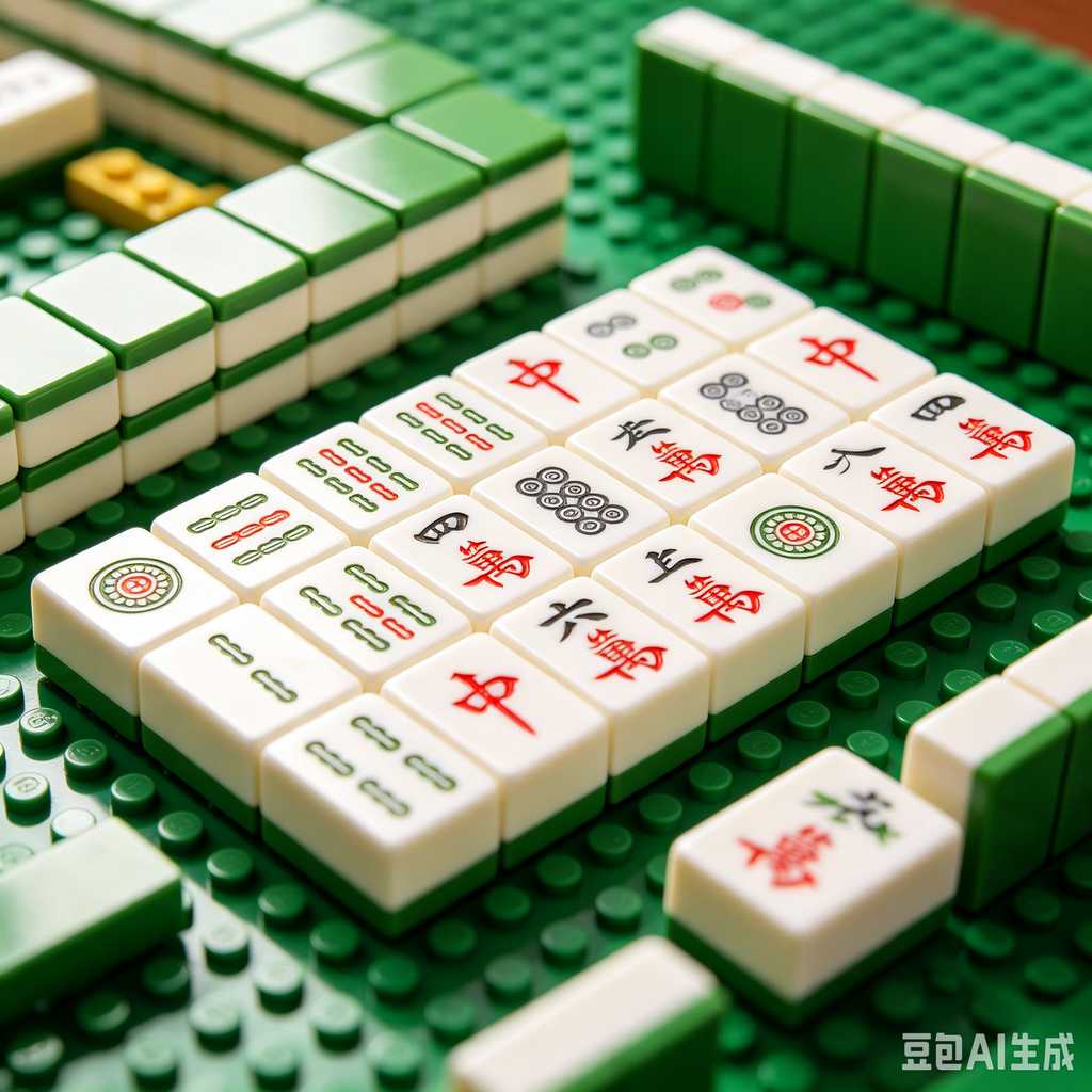 pink crystal mahjong set